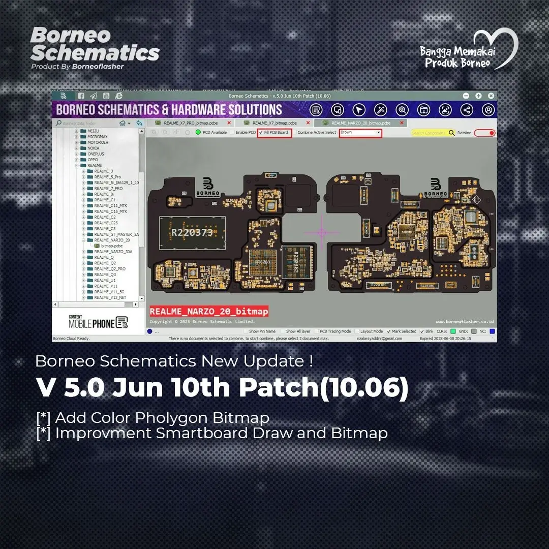 UPDATE BORNEO SCHEMATICS VERSION 5.0 Jun 10th Patch (10.06) RELEASE !