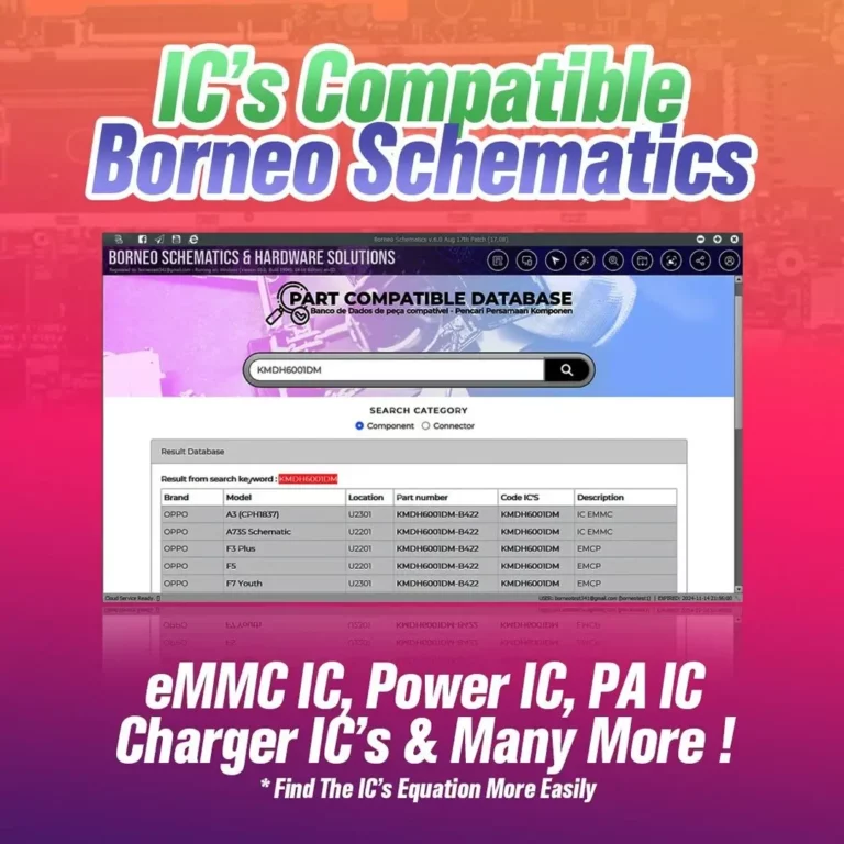 IC's COMPATIBLE _ EQUATION WITH BORNEO SCHEMATICS